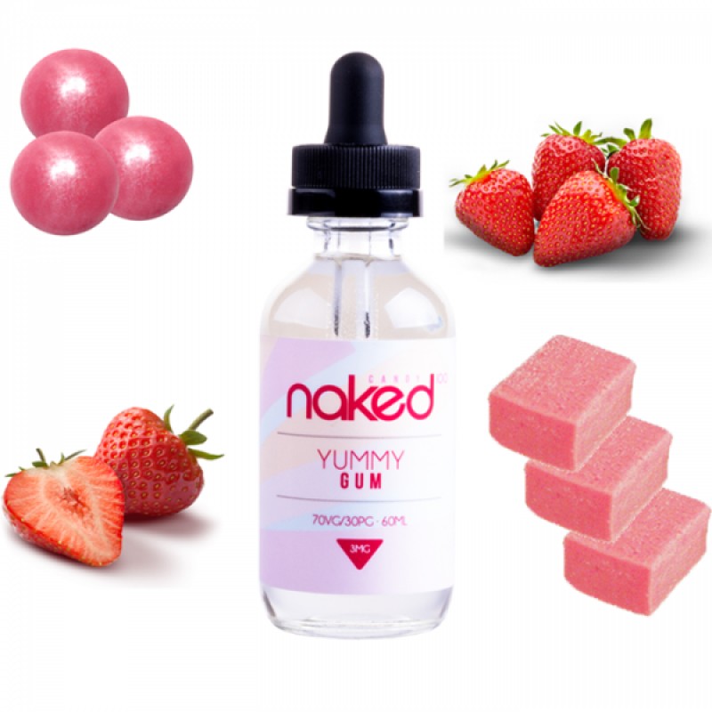 Naked - Yummy Gum  60ml [CLEARANCE]