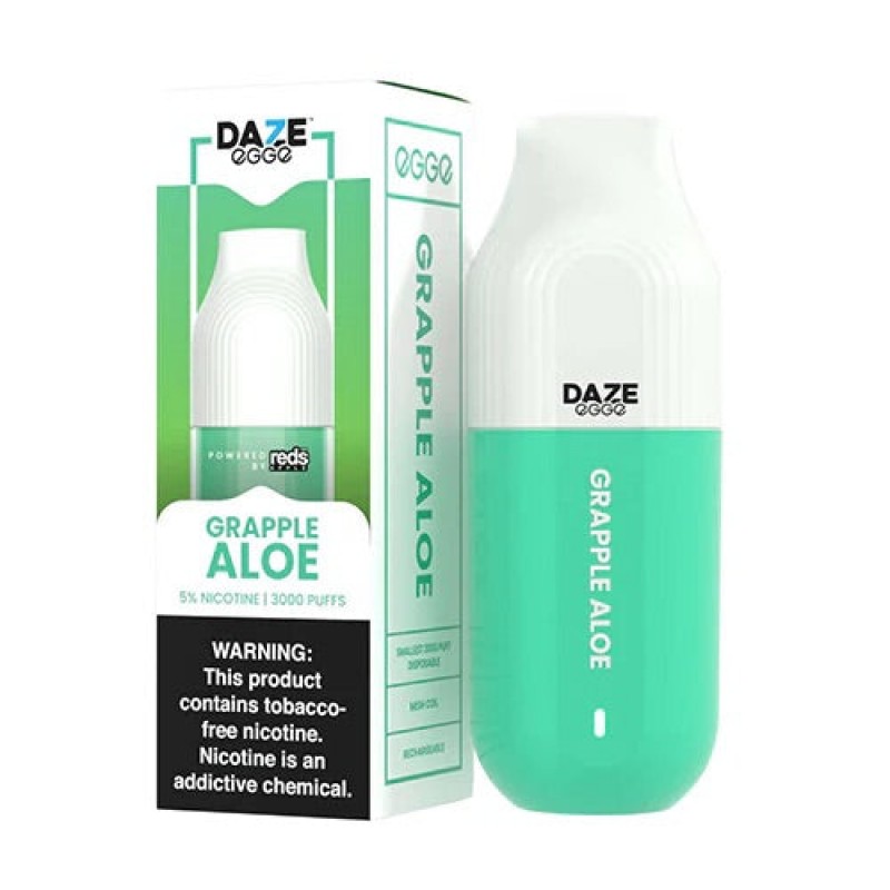 7 Daze Egge Disposable - Grapple Aloe [3000 puffs]