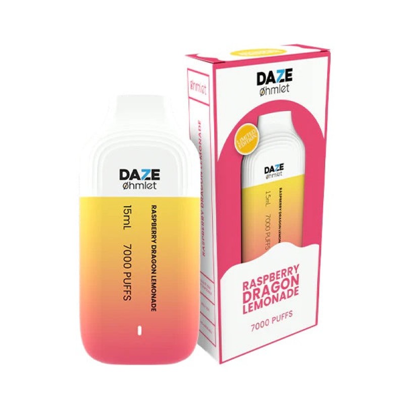 7 Daze Ohmlet Disposable - Raspberry Dragon Lemonade [7000 puffs]