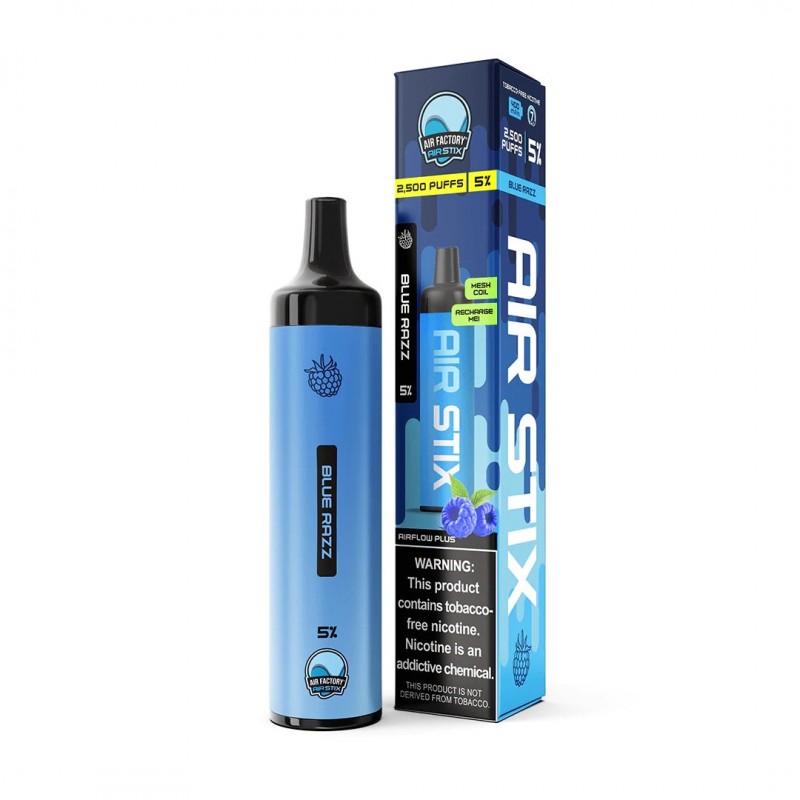 Air Stix Disposables by Air Factory - Blue Razz - 2500 puffs [CLEARANCE]