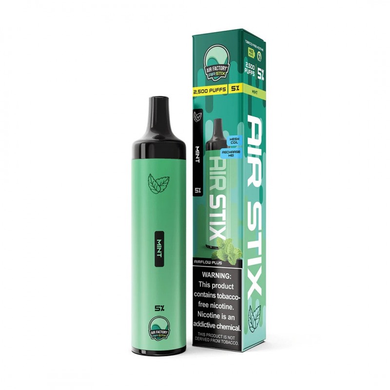 Air Stix Disposables by Air Factory - Mint -2500 puffs [CLEARANCE]