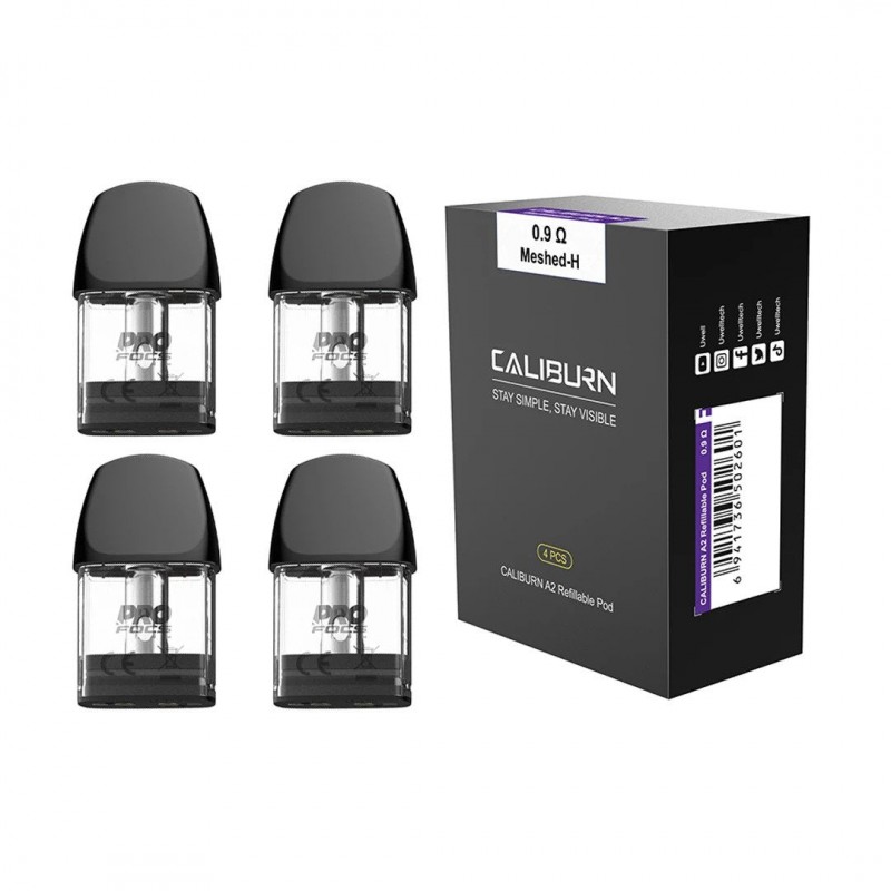 Uwell Caliburn A2 Replacement Pods [4 pack]