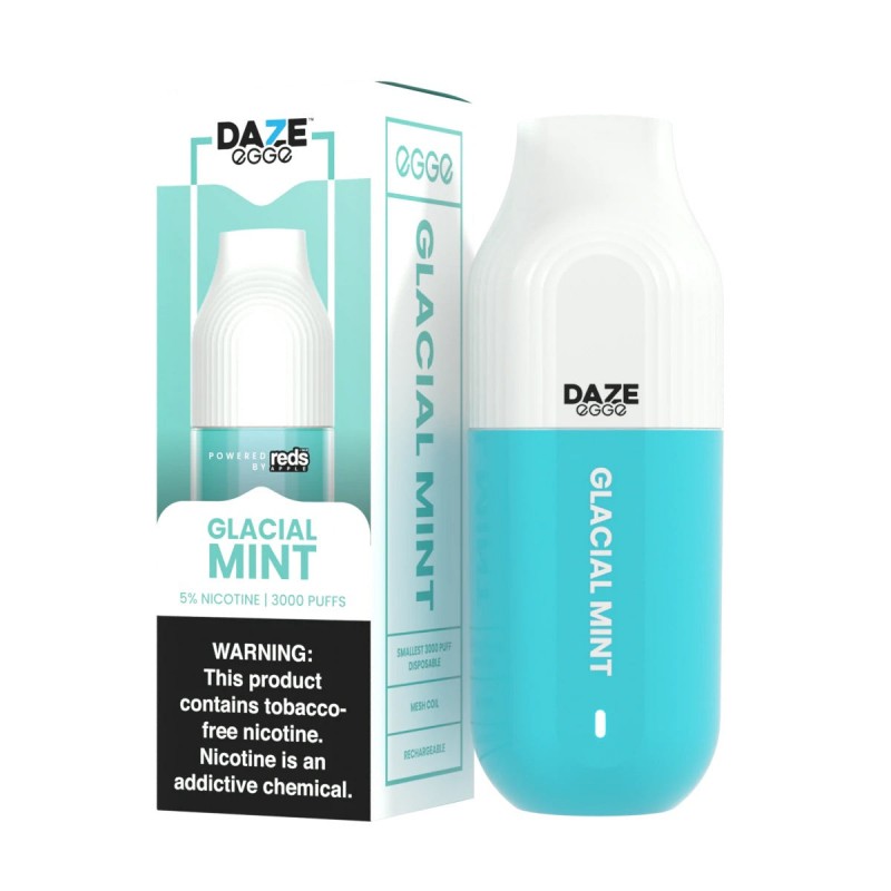 7 Daze Egge Disposable - Glacial Mint [3000 puffs]