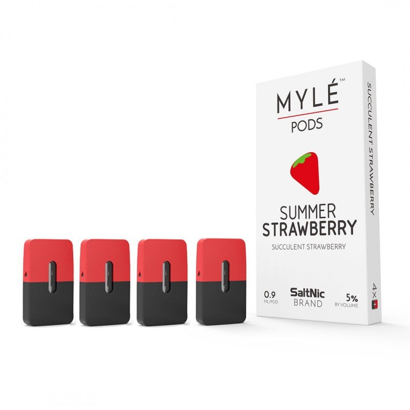 Myle Replacement Pods 4pk - Summer Strawberry [CLEARANCE]