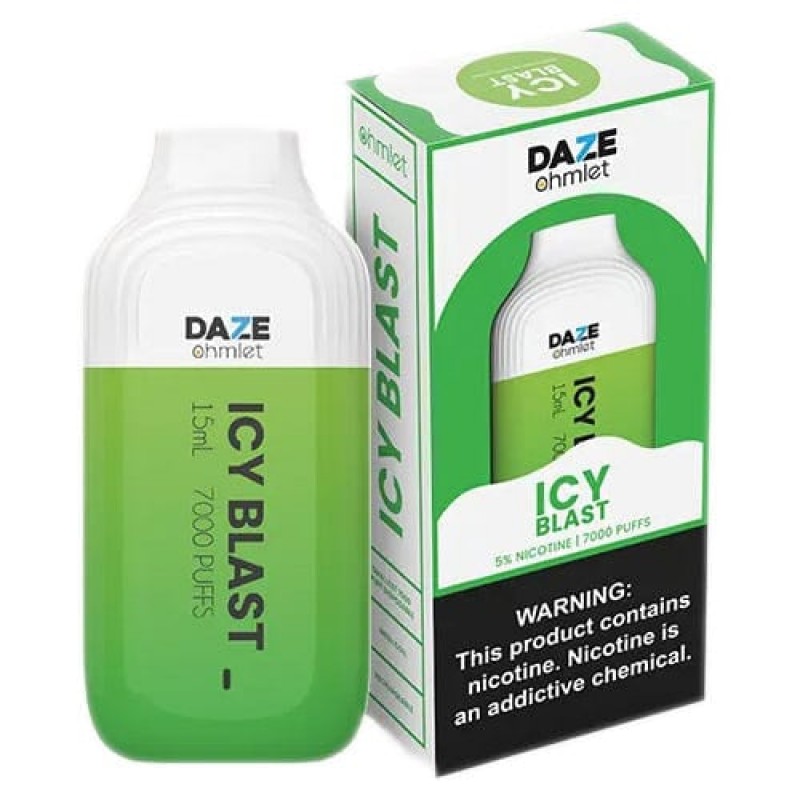 7 Daze Ohmlet Disposable - Icy Blast [7000 puffs]